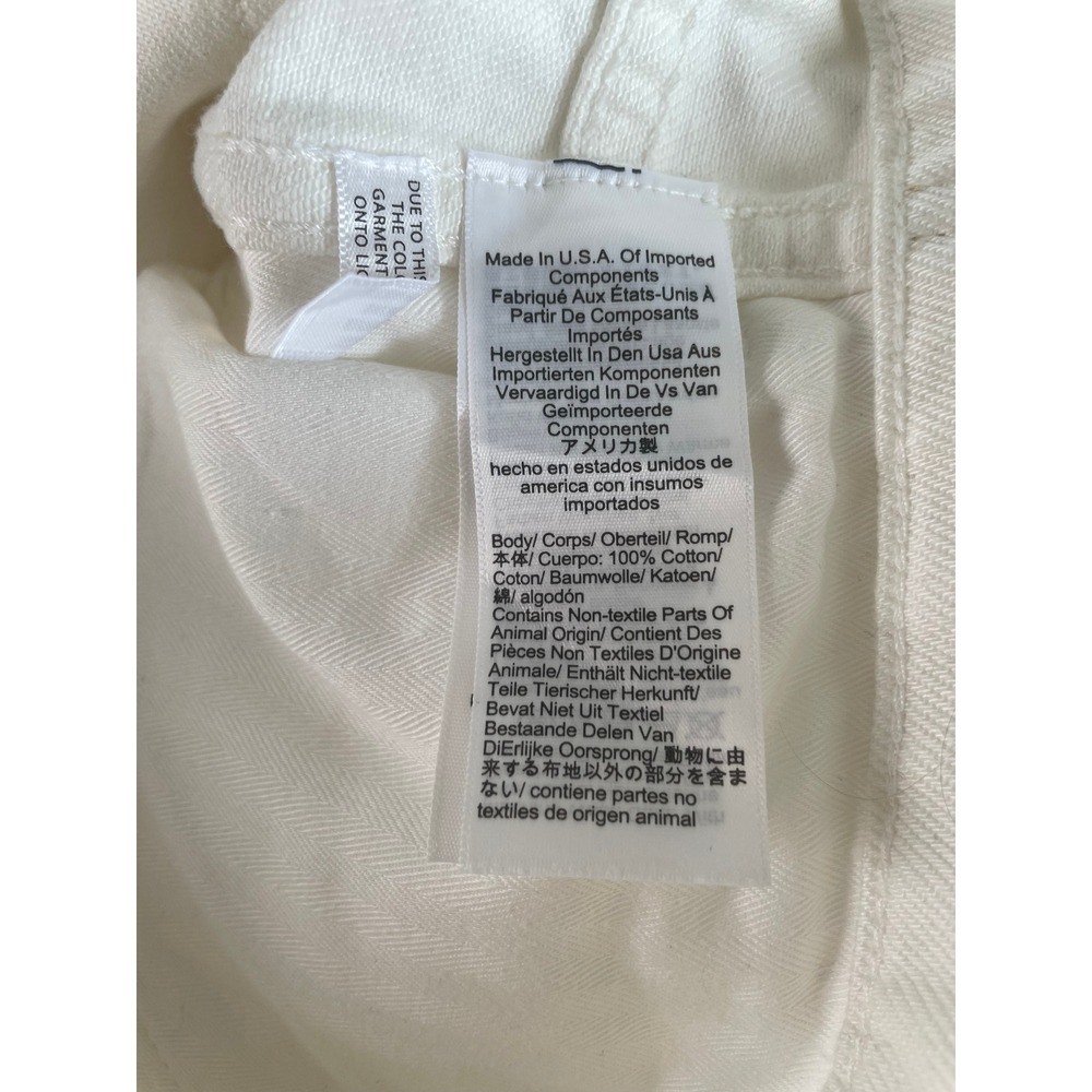 Madewell x Benjamin Talley Smith Jeans Coolidge Low Rise Wide Leg 30 White Chalk - Picture 12 of 16